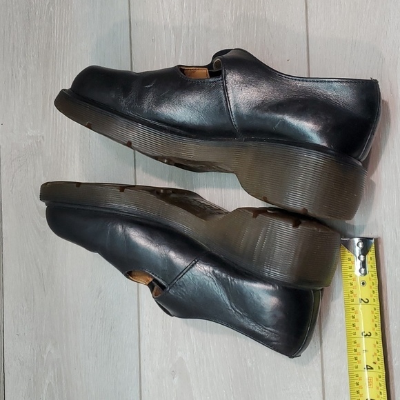 Vintage Dr.Martens MIE Women Y2K Chunky Tractor T strapPlatform shoes US7 - Picture 8 of 16